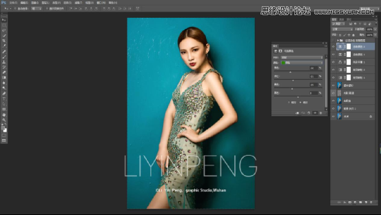 Photoshop调出室内人像照片唯美的时尚大片效果,PS教程,素材中国网