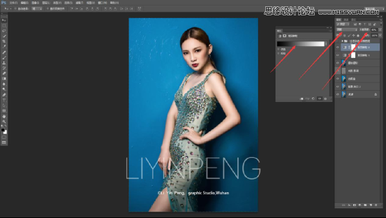 Photoshop调出室内人像照片唯美的时尚大片效果,PS教程,素材中国网