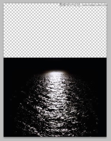 Photoshop合成月色下的江上渔船灯火场景,PS教程,素材中国网