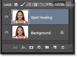 Photoshop巧用涂抹工具给人像照片磨皮,PS教程,素材中国网