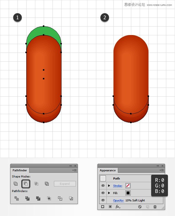 Illustrator制作可爱有趣的小烤肠文字效果,PS教程,素材中国网