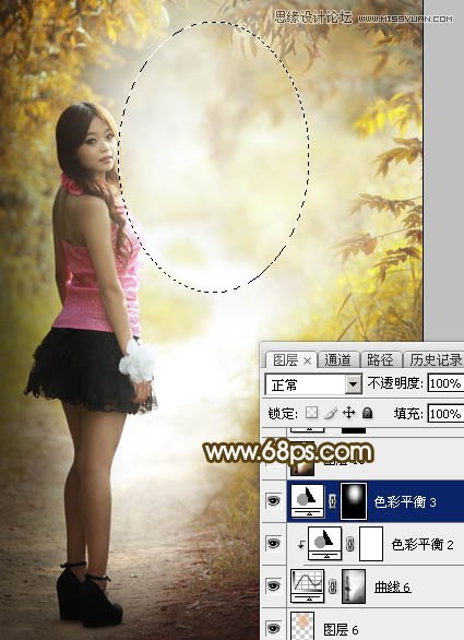 Photoshop调出人像照片秋季黄褐色艺术效果,PS教程,素材中国网