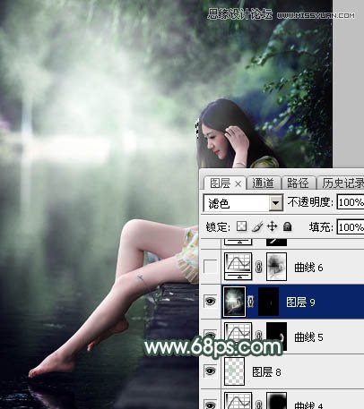 Photoshop调出外景人像绿色LOMO艺术效果,PS教程,素材中国网