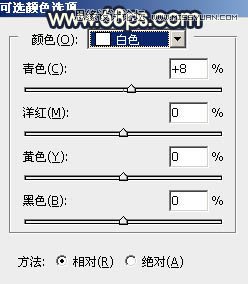 Photoshop给外景人像添加暖黄色艺术效果,PS教程,素材中国网