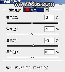 Photoshop给外景人像添加暖黄色艺术效果,PS教程,素材中国网