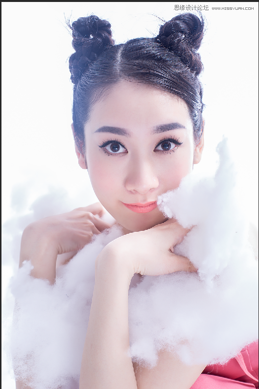 Photoshop给美女私房照添加唯美雪景效果,PS教程,素材中国网