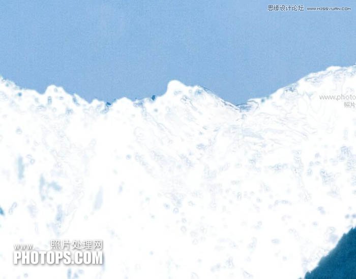 Photoshop给山峰添加逼真的雪景效果图,PS教程,素材中国网