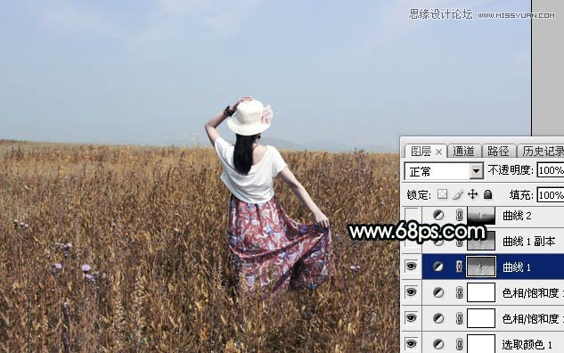 Photoshop给人像添加阴天喜爱柔美逆光效果,PS教程,素材中国网