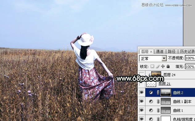 Photoshop给人像添加阴天喜爱柔美逆光效果,PS教程,素材中国网