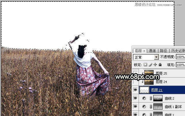 Photoshop给人像添加阴天喜爱柔美逆光效果,PS教程,素材中国网