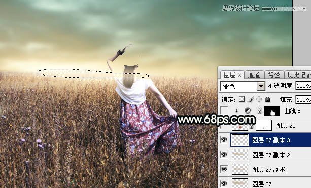 Photoshop给人像添加阴天喜爱柔美逆光效果,PS教程,素材中国网