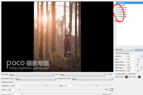 Photoshop给森林人像添加甜美的逆光效果,PS教程,素材中国网