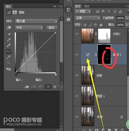 Photoshop给森林人像添加甜美的逆光效果,PS教程,素材中国网