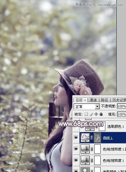 Photoshop调出外景人像照片柔美逆光效果,PS教程,素材中国网