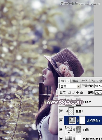 Photoshop调出外景人像照片柔美逆光效果,PS教程,素材中国网