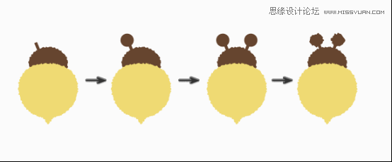 Illustrator绘制抽象风格的小蜜蜂效果,PS教程,素材中国网