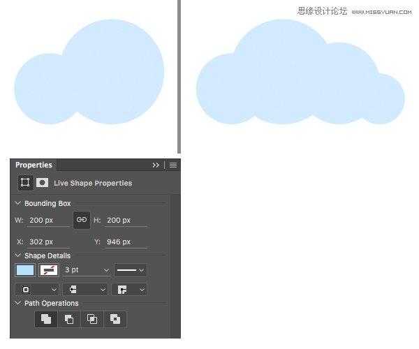 Photoshop绘制扁平化风格的天气图标,PS教程,素材中国网
