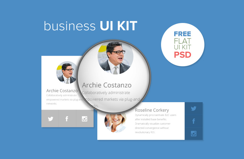 Business-UI-Kit-Free-PSD
