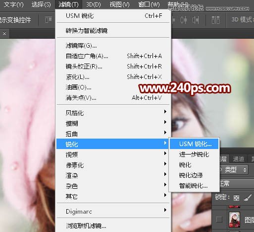 Photoshop使用锐化工具把模糊的图片变清晰,PS教程,素材中国网