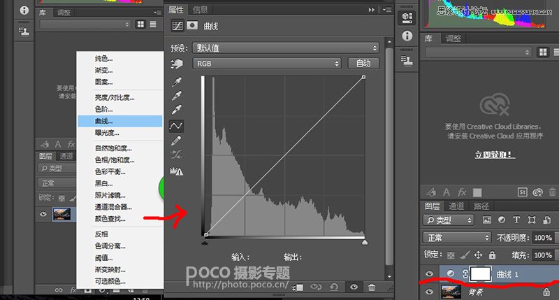 Photoshop详细解析曲线工具的使用原理,PS教程,素材中国网