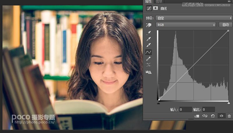 Photoshop详细解析曲线工具的使用原理,PS教程,素材中国网