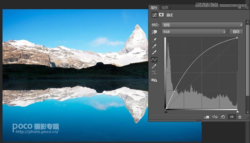 Photoshop详细解析曲线工具的使用原理,PS教程,素材中国网