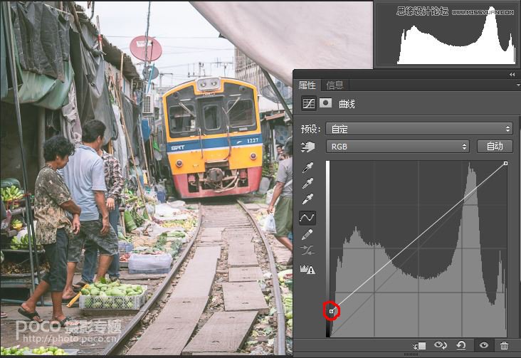 Photoshop详细解析曲线工具的使用原理,PS教程,素材中国网