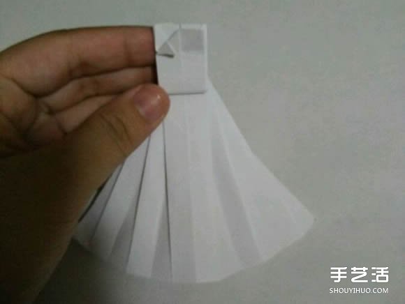 婚纱的叠法_千纸鹤叠法步骤图片(2)