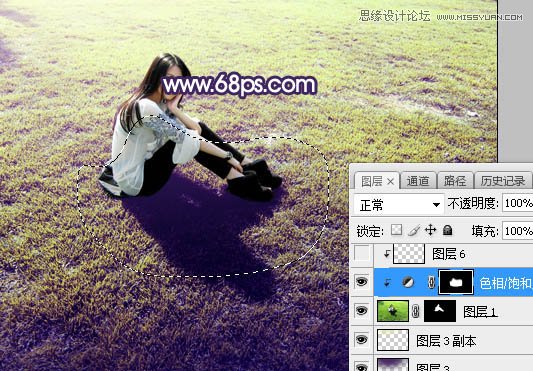 Photoshop给春季外景人像添加唯美逆光效果,PS教程,素材中国网