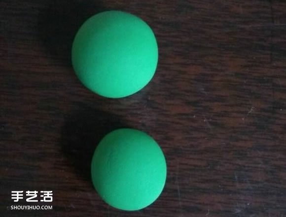 超轻粘土粘土小青蛙 粘土手工制作小青蛙教程 -  