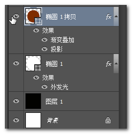 Photoshop设计金色主题风格的暂停按钮教程,PS教程,素材中国网