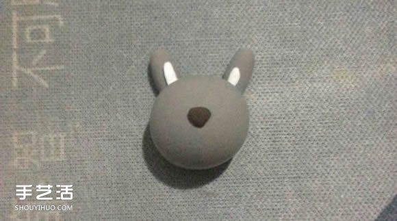 超轻粘土制作灰兔子 DIY萌兔子粘土手工教程 -  