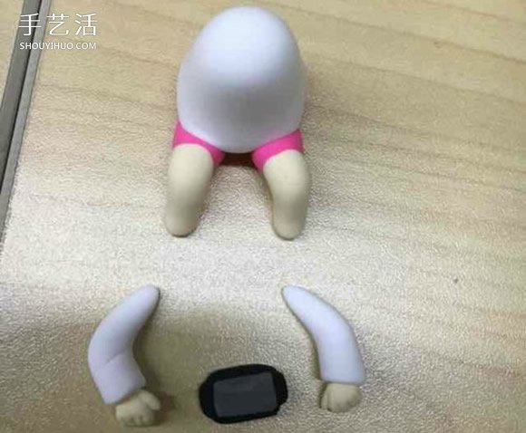 超轻粘土干物妹小埋 女孩小埋人偶粘土制作 -  