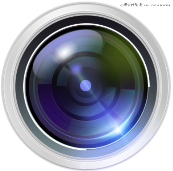 Photoshop绘制立体感十足的相机镜头教程,PS教程,素材中国网