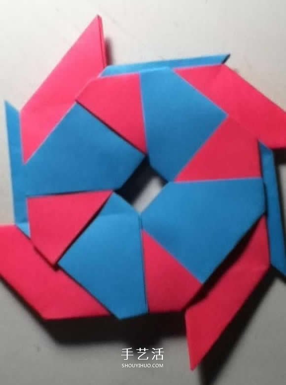 八角飞镖怎么折图解手工折纸八角飞镖叠法
