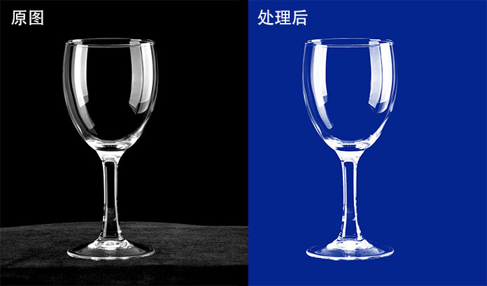 Photoshop巧用色彩范围抠出透明玻璃杯,PS教程,素材中国网