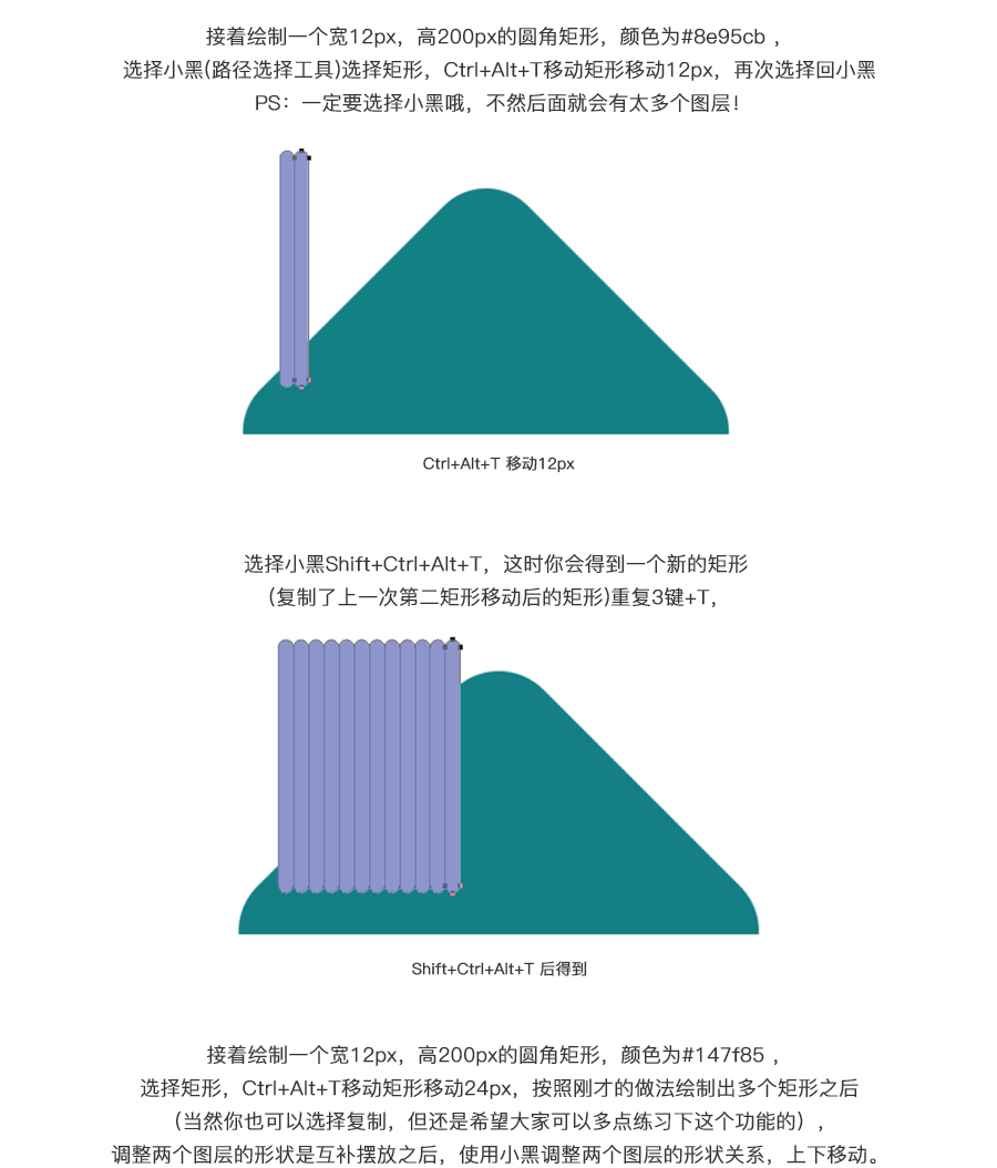 Photoshop绘制扁平化风格的插画效果图,PS教程,素材中国网