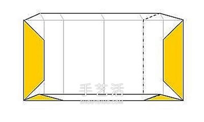 手工折方形盒子的方法正方形纸盒折纸图解