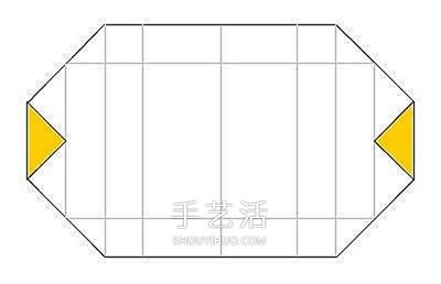 手工折方形盒子的方法正方形纸盒折纸图解