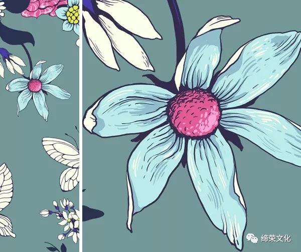 Photoshop绘制针织物中的花卉图案教程,PS教程,素材中国网