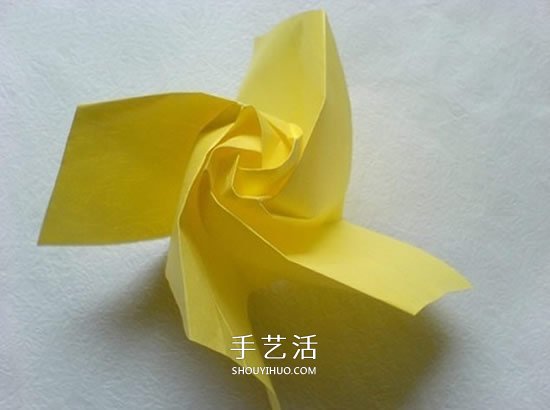 详细pt玫瑰的折法图解手工pt玫瑰折纸教程