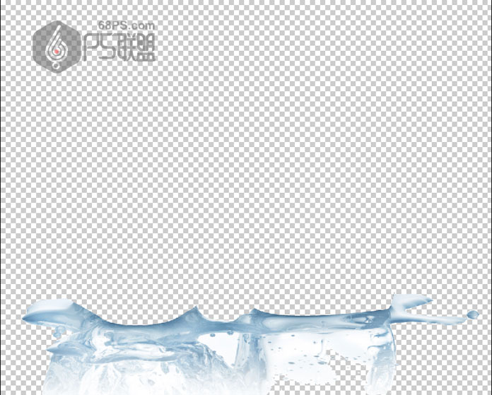 Photoshop抠出通明风格的立体冰块教程,PS教程,素材中国网