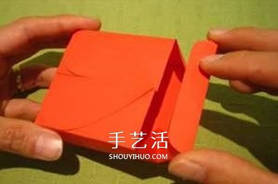情人节礼品盒的折法 带爱心包装盒折纸图解
