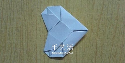 心形信纸的折法图解简单爱心信纸怎么折