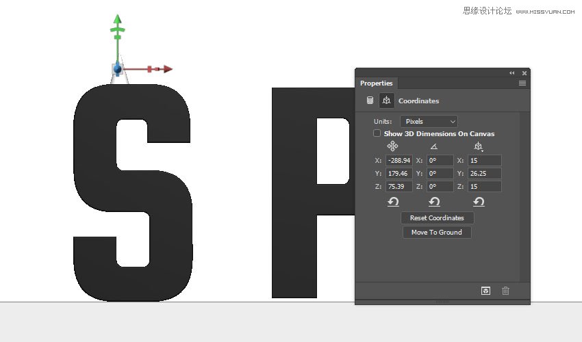 Photoshop制作金属质感的3D立体字【英】,PS教程,素材中国网