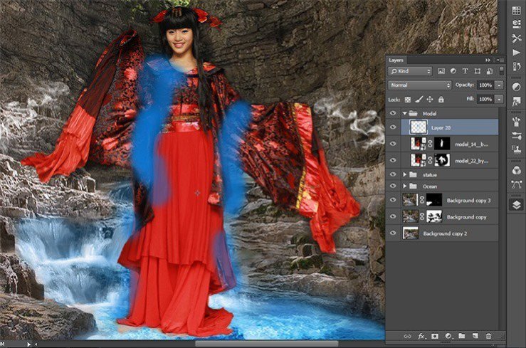 Photoshop合成正在施法的巫师【英】,PS教程,素材中国网