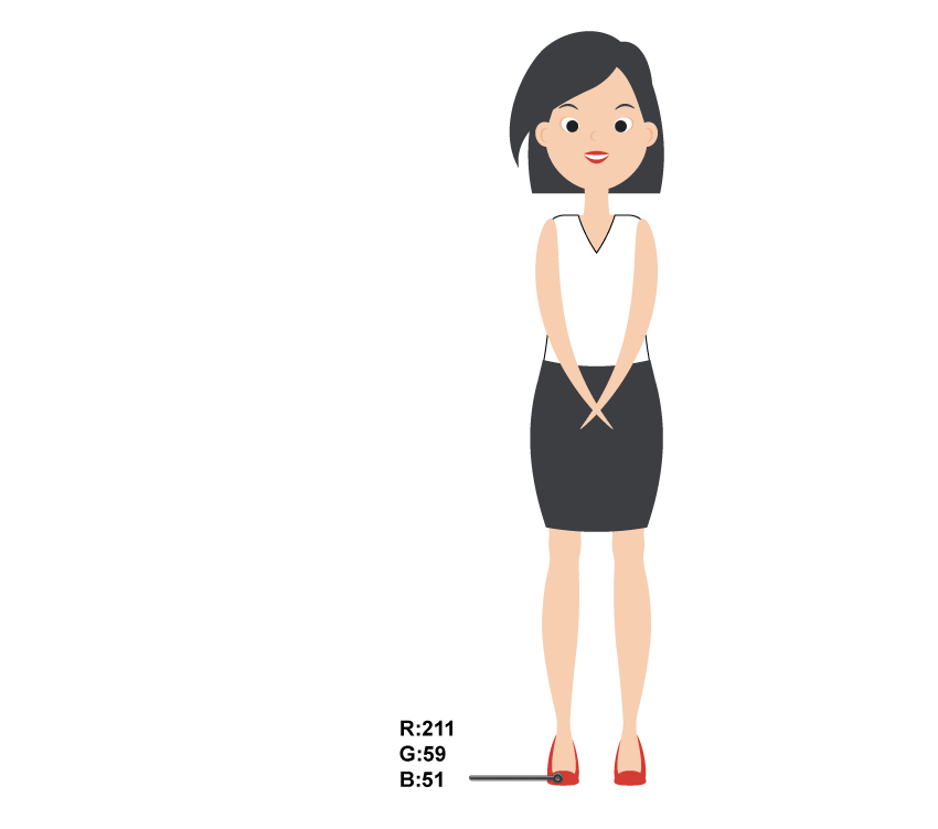 Illustrator绘制时尚风格的人像插画,PS教程,素材中国网