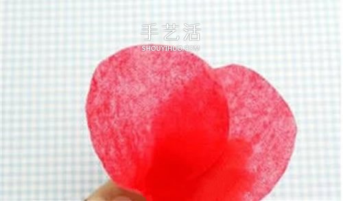 幼儿园母亲节纸花制作 简易餐巾纸花的做法 -  