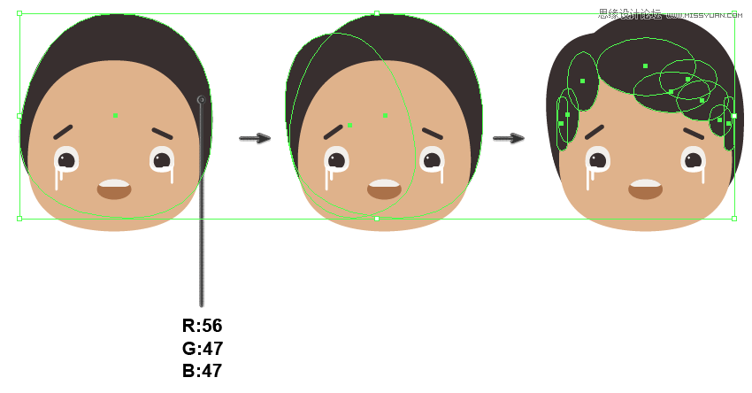 Illustrator设计声音恐惧症场景图,PS教程,素材中国网