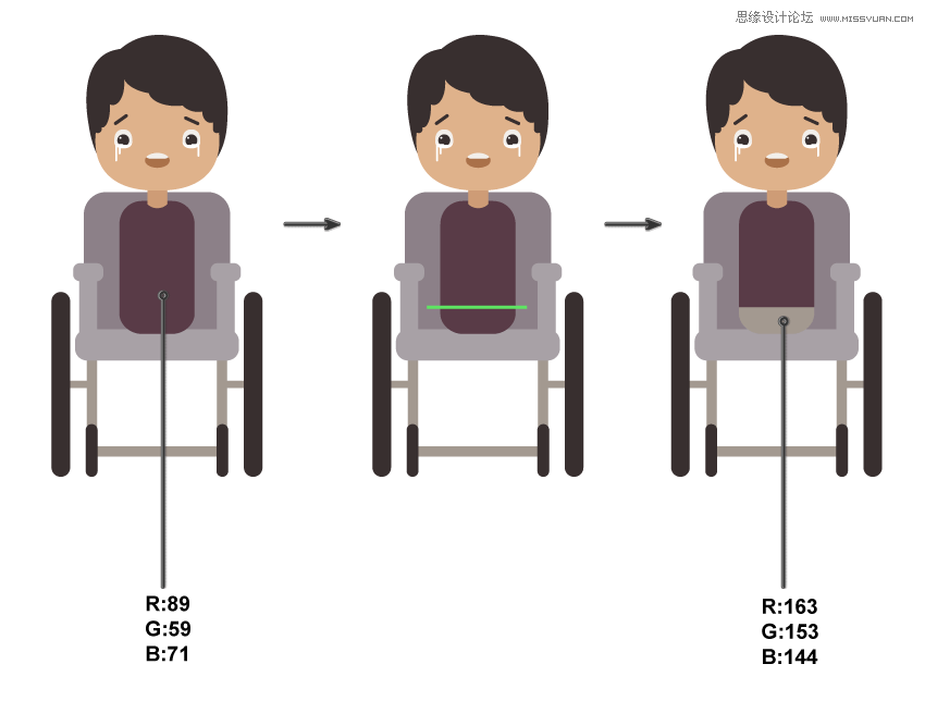 Illustrator设计声音恐惧症场景图,PS教程,素材中国网